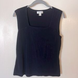 Coldwater Creek Sleeveless Square Neckline Top Like New Sz. Small